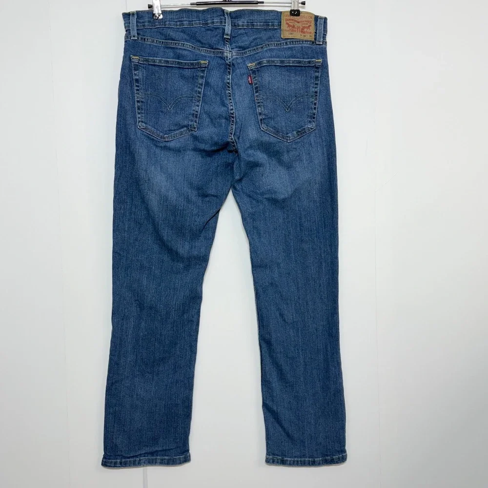Levis 559 Jeans Mens 36x30 Blue Relaxed Straight Fit Stretch Workwear